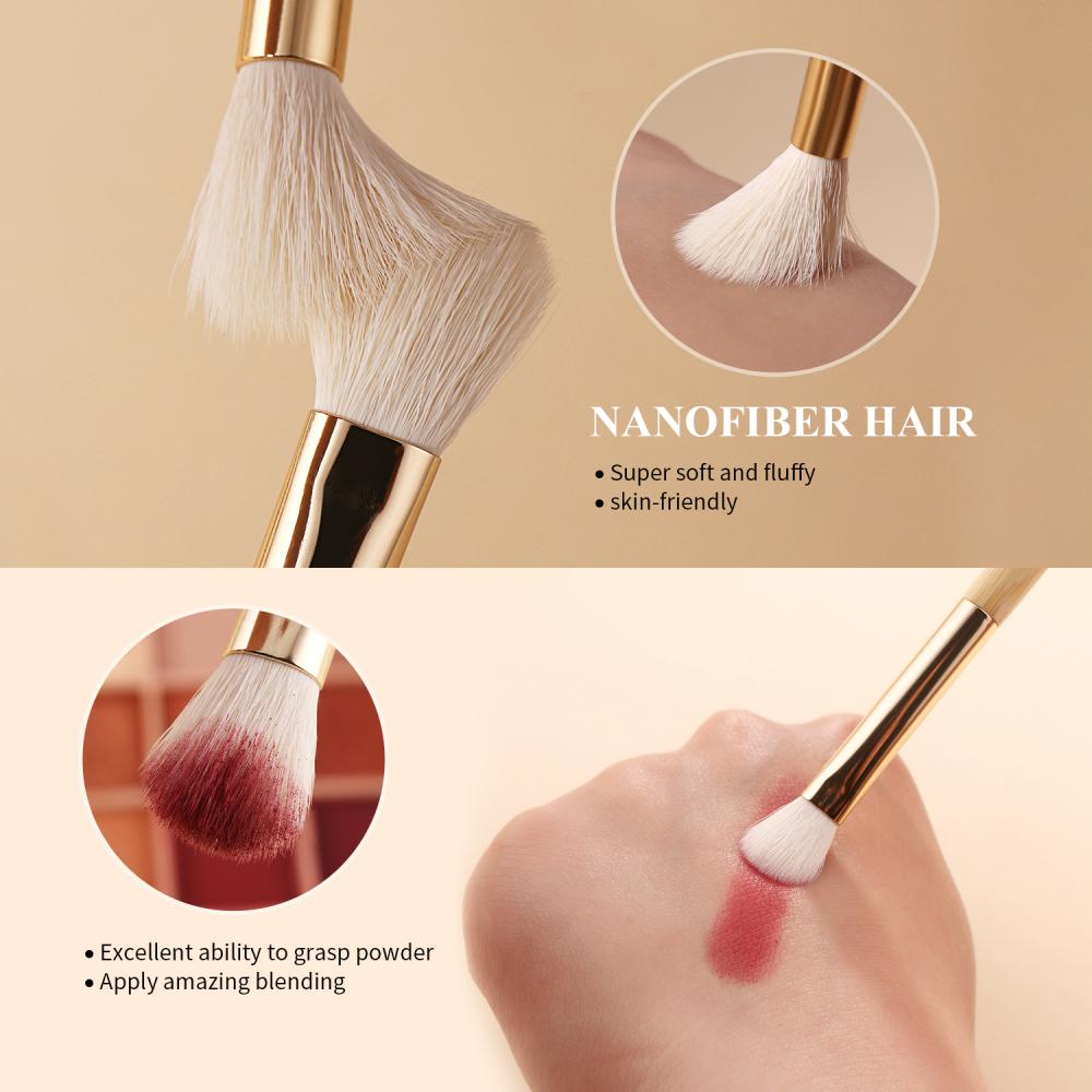 bamboo goat hair pro makeup brush set